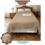 ETEHOMETEX PONPONLU PAMUK PİKE ÇİFT KİŞİLİK 220X240CM BEJ 8696474231902